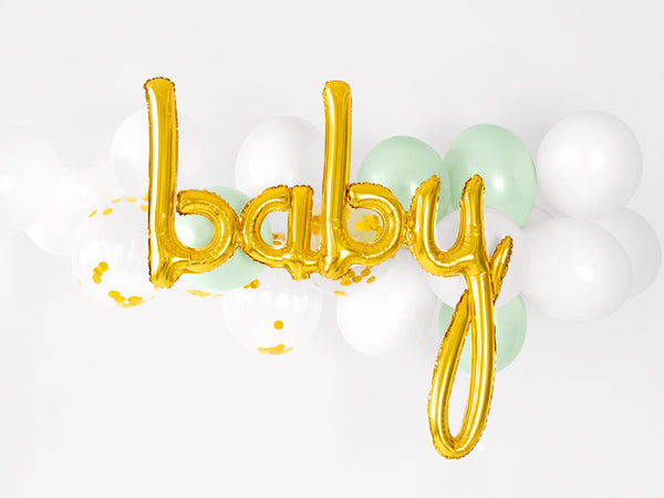 Palloncino con scritta Baby color oro