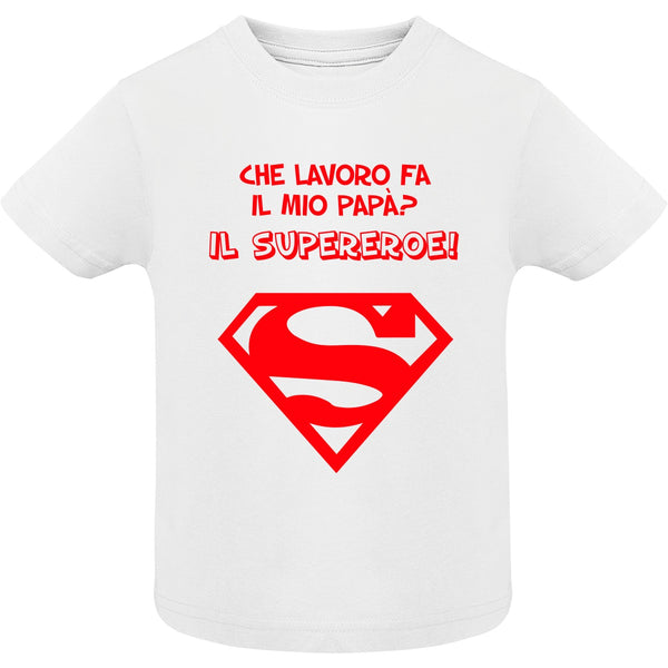 Papà Supereroe - T-Shirt bambino