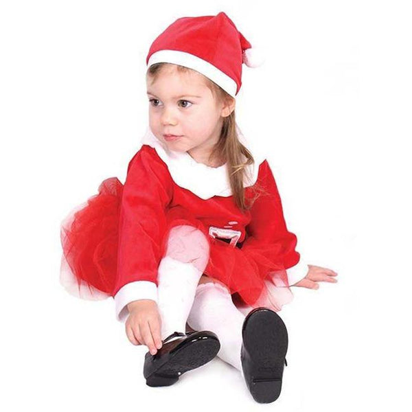 Vestito di Babbo Natale per bambina