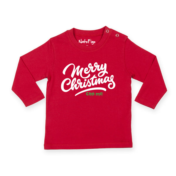 Merry Christmas con me - T-Shirt baby ML