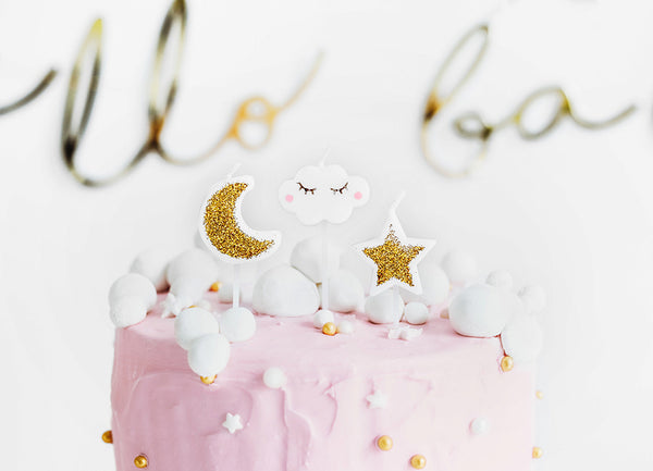 Set 5 candeline per decorare la torta - Little Star